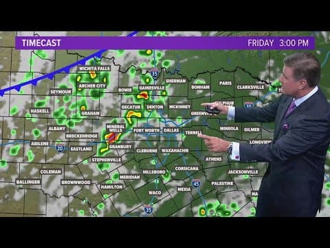 DFW Weather: Decreasing temps and increasing rain chances for Labor Day Weekend