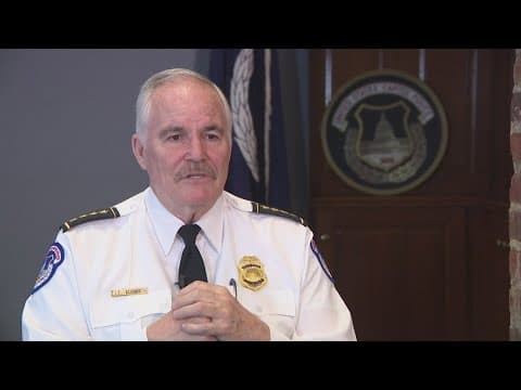 Departing US Capitol Police chief reflects on tenure defined by Jan. 6