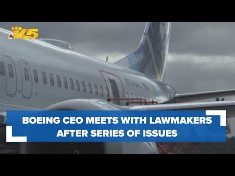 Boeing CEO meets with lawmakers on Capitol Hill