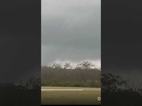 Video captures possible tornado in Kentwood, Louisiana #tornado