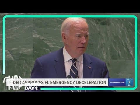 Biden approves Florida Emergency Declaration ahead of Helene