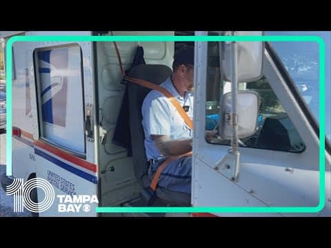 Memorial procession is held for Paul Falica, USPS driver killed in Tampa hit-and-run