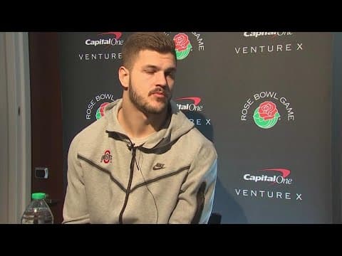 Ohio State tight end Jeremy Ruckert | Rose Bowl week