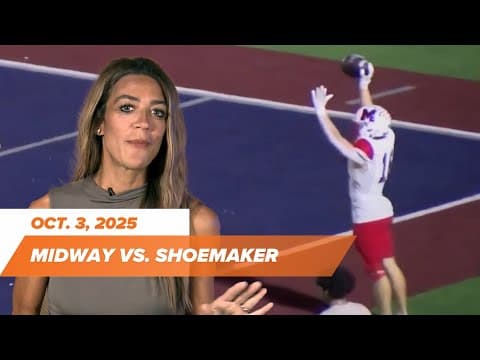 Midway Panthers vs. Shoemaker Wolves highlights | October 3, 2025