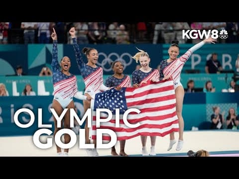 Simone Biles, Jordan Chiles and US women's gymnastics win gold at Paris Olympics