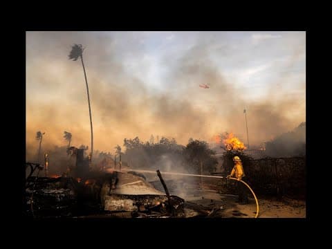 Weather helping firefighters' progress against Mountain Fire