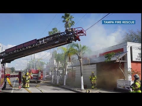 Hyde Park Cafe catches fire, causing road closures and delays in South Tampa