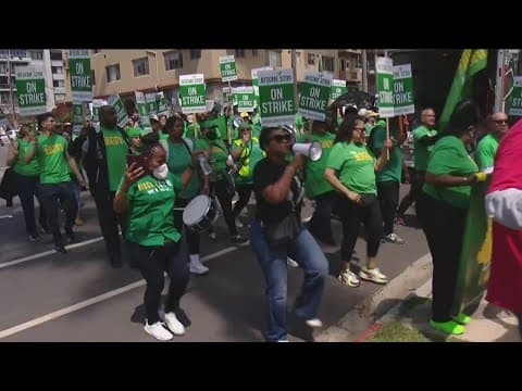 People stand up for workers' rights in San Diego County