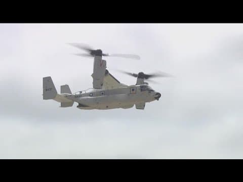 Marine MV-22B Osprey crashes in Southern California desert