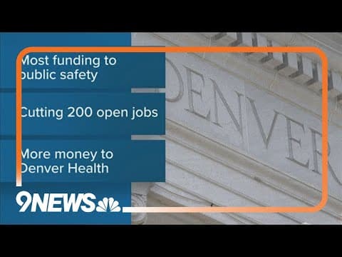 Mayor Mike Johnston releases Denver's 2025 budget proposal