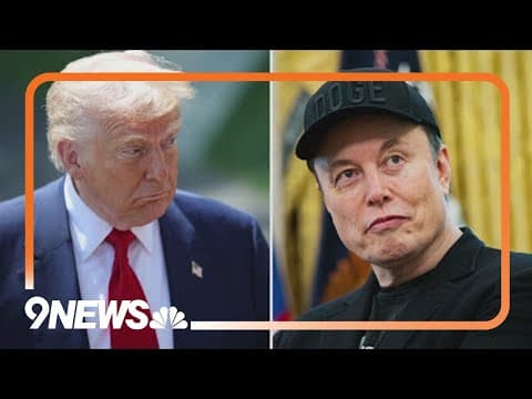 Trump, Musk step back from public spat as president focuses on spending bill