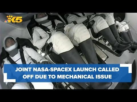 Joint launch between SpaceX and NASA called off