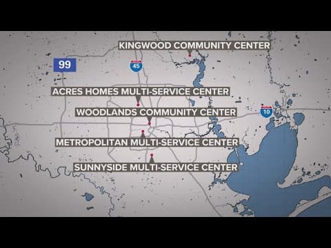 City of Houston opens cooling, water distribution centers following severe storms, power outages