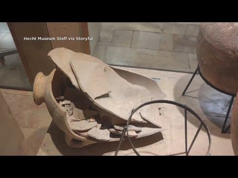 Child accidentally smashes 3,500 year old vase at museum in Israel