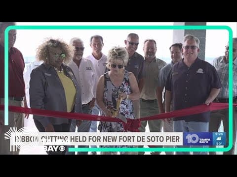 Ribbon cutting held for new Fort De Soto Pier
