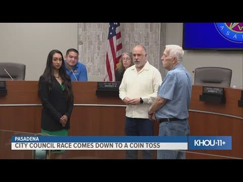 Pasadena City Council District B seat determined by coin toss
