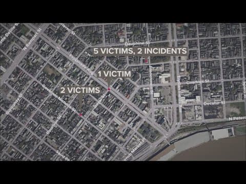 Suspect still on loose following armed robbery spree in French Quarter, Marigny