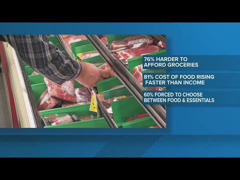 Report: Texans struggling with grocery bills