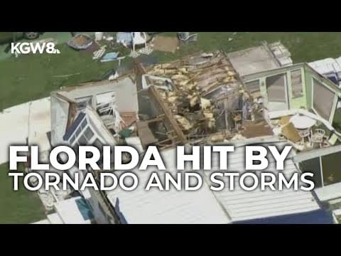 Florida hit by tornado and storms; cleanup begins after widespread damage