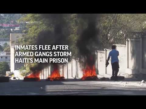 Inmates flee after armed gangs storm Haiti's main prison