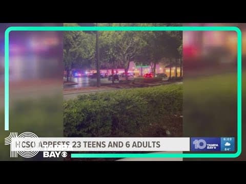 HCSO: Multiple teens and adults arrested after being asked to leave Brandon skating rink