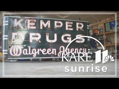 Saving Minnesota memories: Elk River's Kemper Drug sign purchased by man in Zimmerman