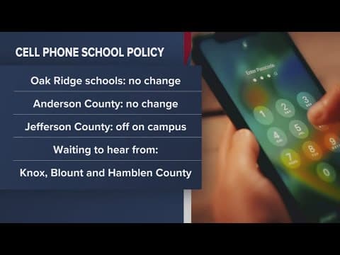Tennessee schools prepare for cell phone policy changes