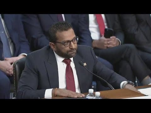 Trump loyalist Kash Patel confirmed as FBI director by Senate despite deep Democratic doubts