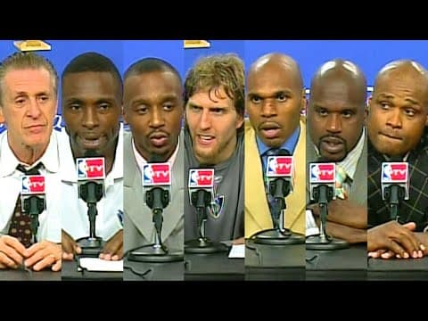 2006 NBA Finals | Game 1 postgame press conference interviews