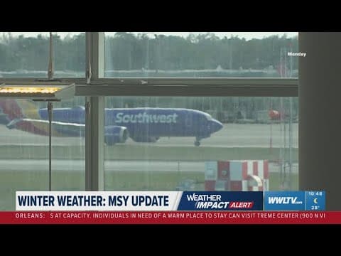 Winter Weather: New Orleans Airport update
