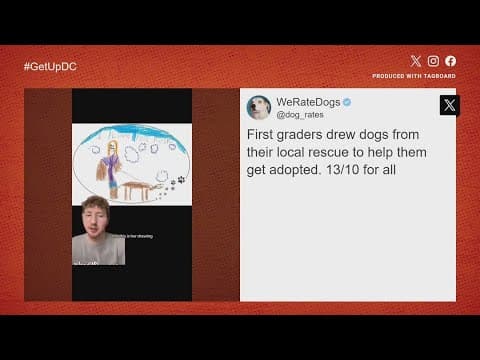 Southeast DC students featured on WeRateDogs social media account
