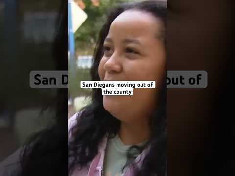 More people living in San Diego moving out of the county