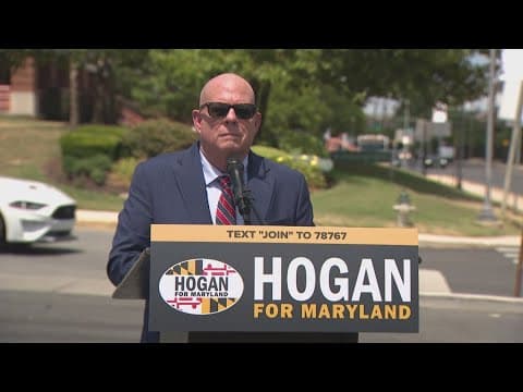 Maryland US Senate race heats up as Larry Hogan goes after Alsobrooks' record