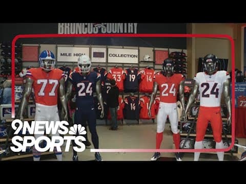 Denver Broncos reveal new uniforms
