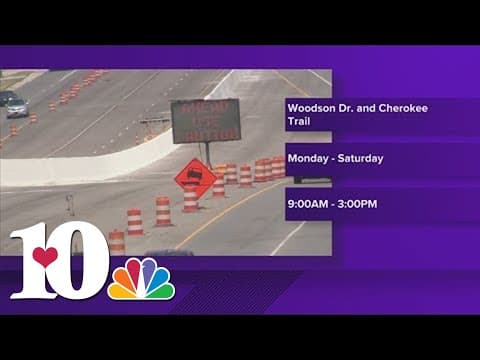 Rolling roadblocks on Alcoa Highway starting this week