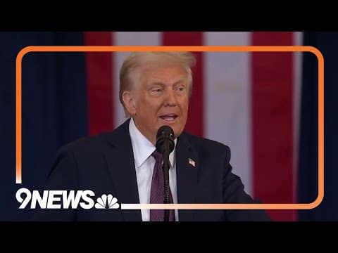 Donald Trump thanks Black, Hispanic voters during inauguration speech