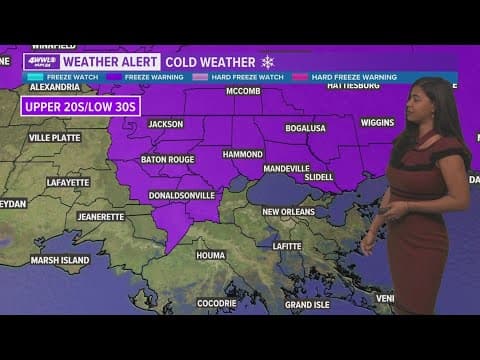 Chilly and breezy on Sunday