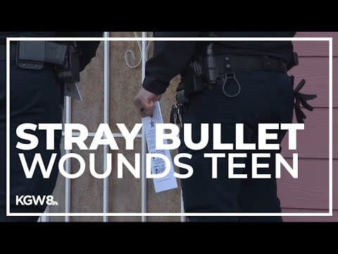 Teen girl hit by stray bullet during shooting in Salem that killed 1 person