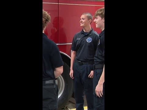 Central Ohio students step in to help after semi crash on I-70 #shorts