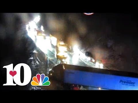 Severe icy conditions causing multiple crashes and closures on I-40 and I-75 in East TN