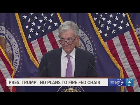 Trump denies plans to fire Fed's Jerome Powell