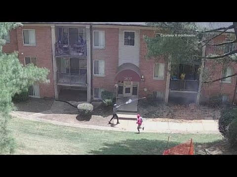 Video shows kids playing with illegal fireworks caused massive SE DC apartment fire