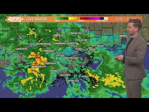Weather: Heavier rain expected Sunday afternoon/evening