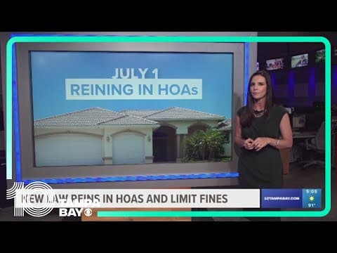 New law will limit what and how much HOA's can fine owners for