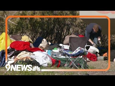 Denver sweeps migrant encampments