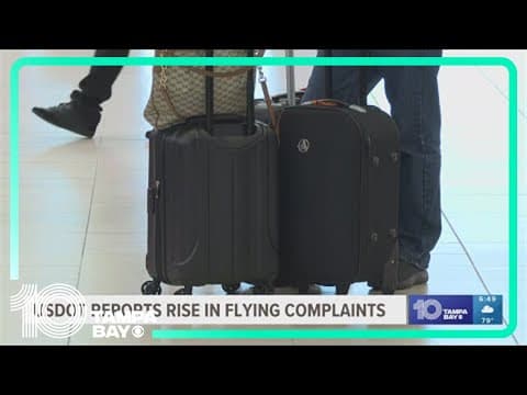 Department of Transportation reports rise in flying complaints