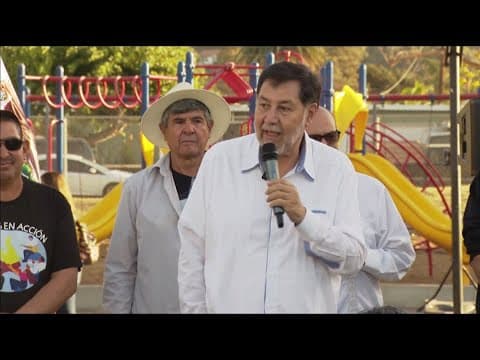 Mexican Senate president Gerardo Fernandez Noroña visits El Cajon