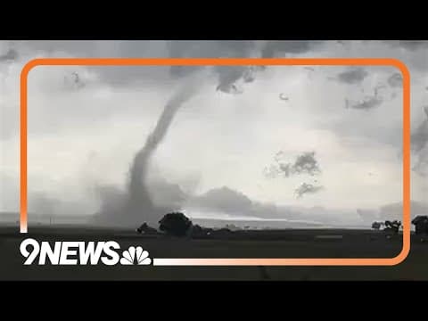 Tornado spotted in southeast Wyoming