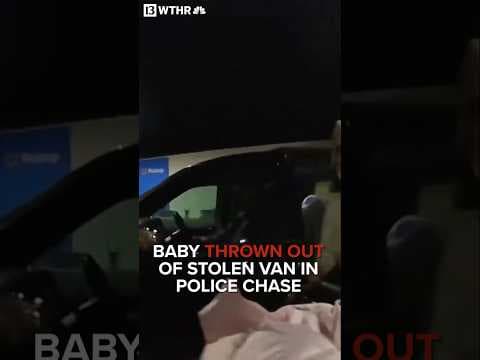 Baby thrown out of stolen car during police chase