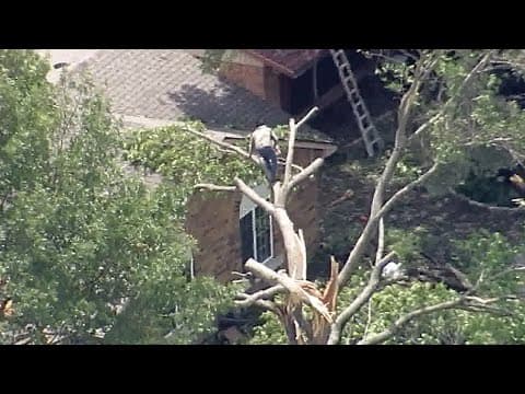 LIVE: Tracking damage caused by severe weather in North Texas